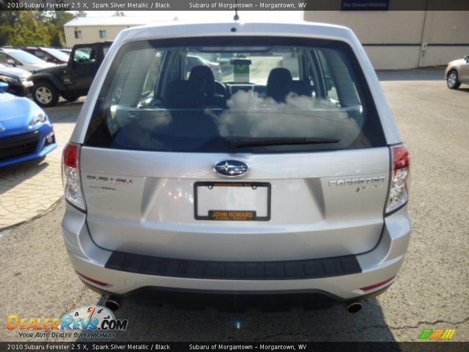2010 Subaru Forester 2.5 X Spark Silver Metallic / Black Photo #10