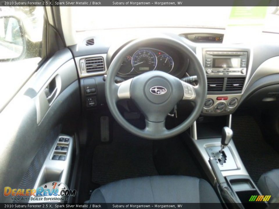 2010 Subaru Forester 2.5 X Spark Silver Metallic / Black Photo #15