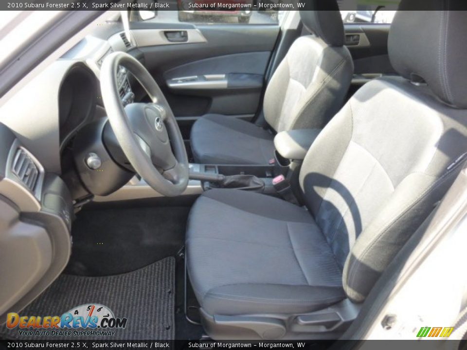 2010 Subaru Forester 2.5 X Spark Silver Metallic / Black Photo #16