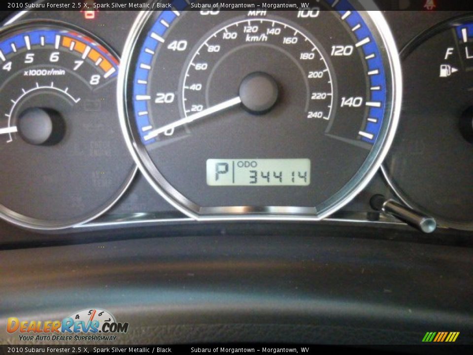 2010 Subaru Forester 2.5 X Spark Silver Metallic / Black Photo #20