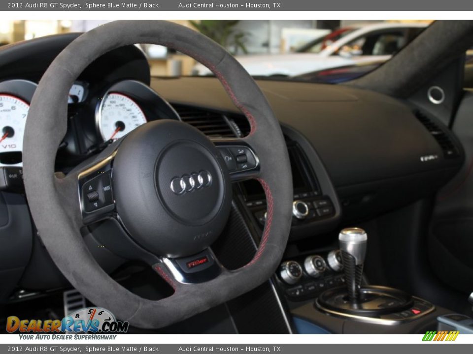 2012 Audi R8 GT Spyder Steering Wheel Photo #19