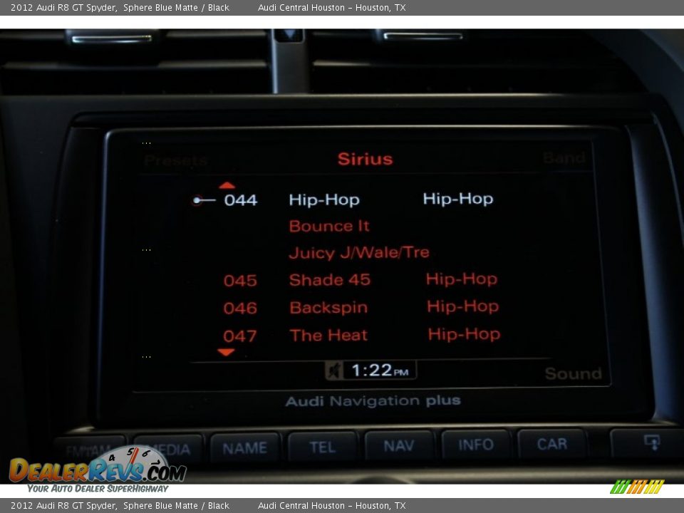 2012 Audi R8 GT Spyder Sphere Blue Matte / Black Photo #24