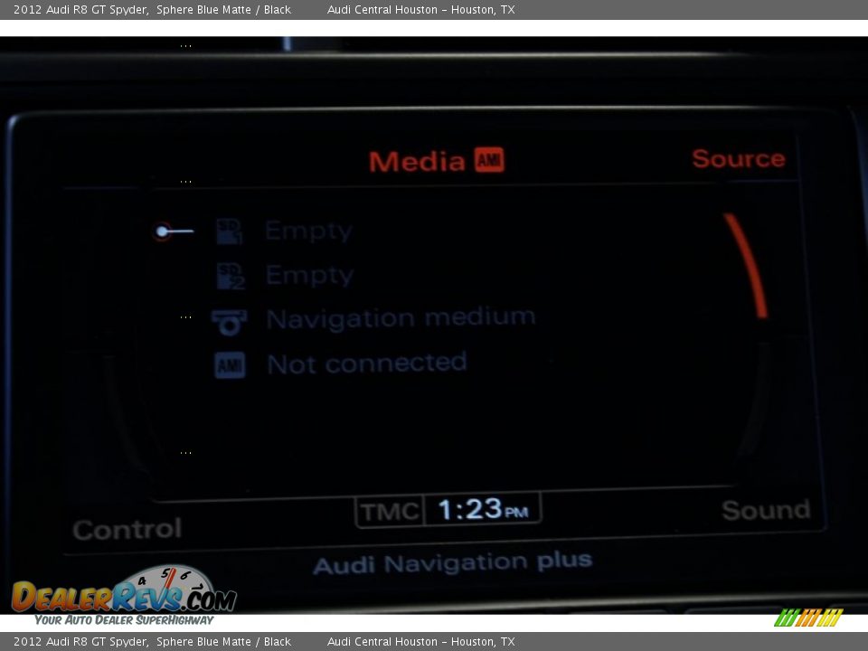 2012 Audi R8 GT Spyder Sphere Blue Matte / Black Photo #25