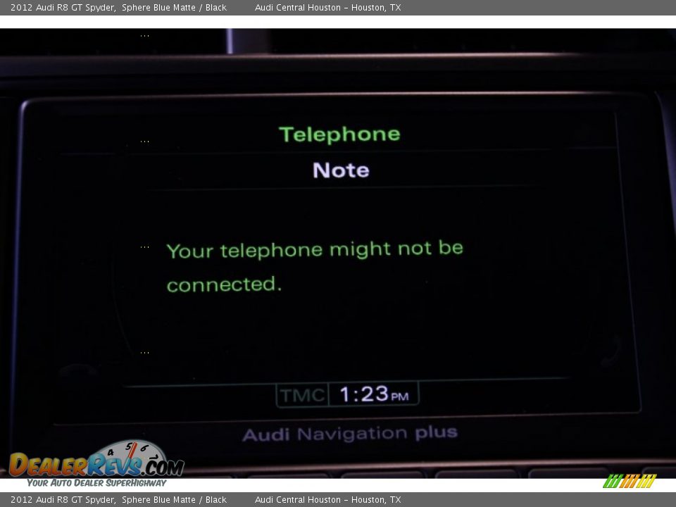 2012 Audi R8 GT Spyder Sphere Blue Matte / Black Photo #26