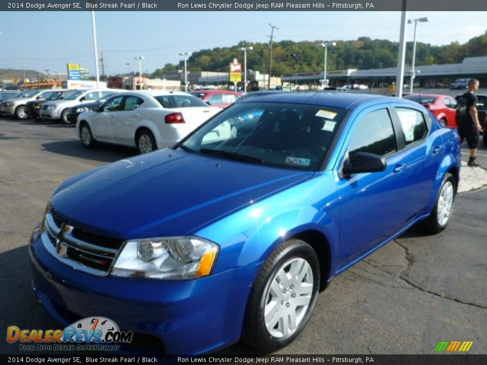 2014 Dodge Avenger SE Blue Streak Pearl / Black Photo #1
