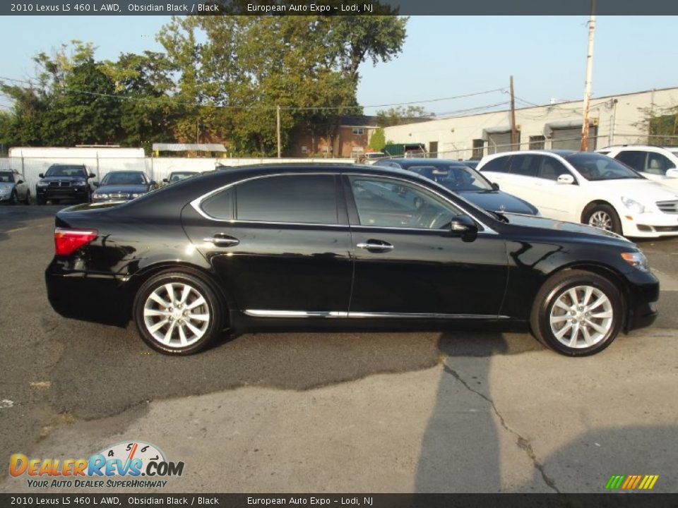 2010 Lexus LS 460 L AWD Obsidian Black / Black Photo #6
