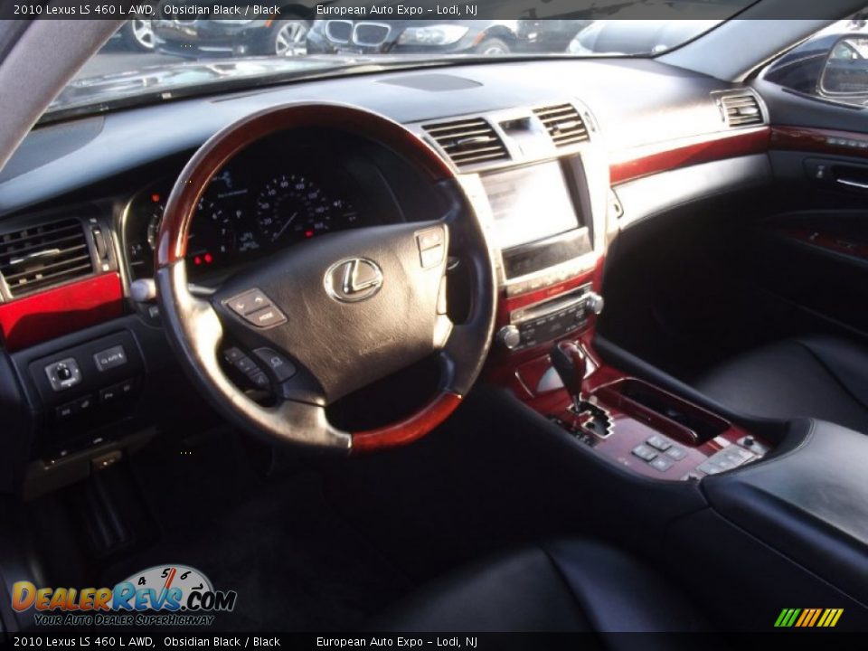2010 Lexus LS 460 L AWD Obsidian Black / Black Photo #8