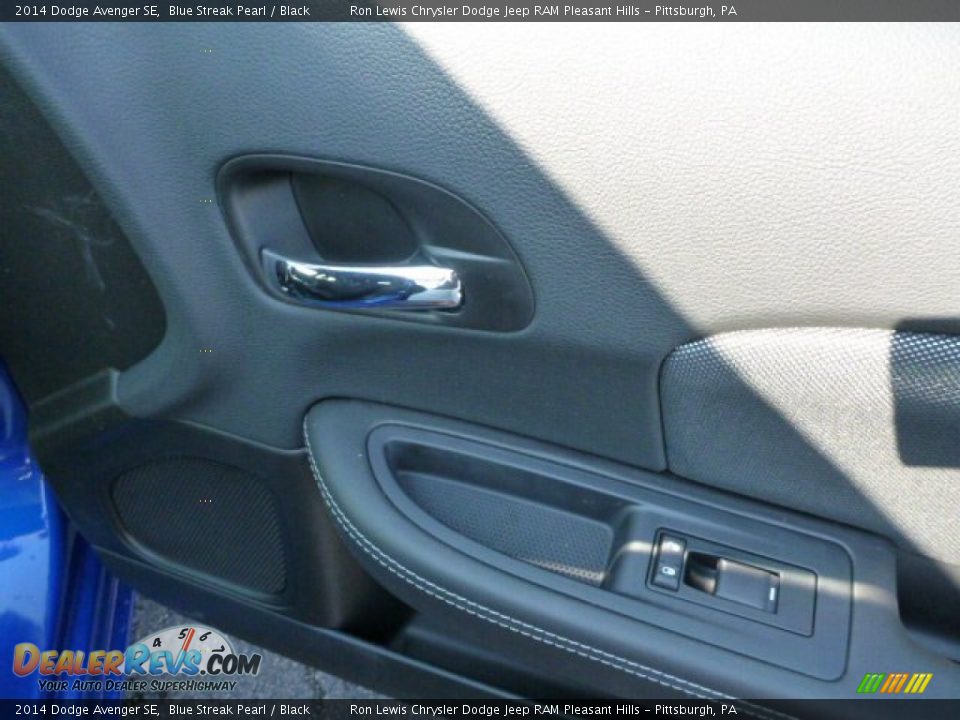2014 Dodge Avenger SE Blue Streak Pearl / Black Photo #8