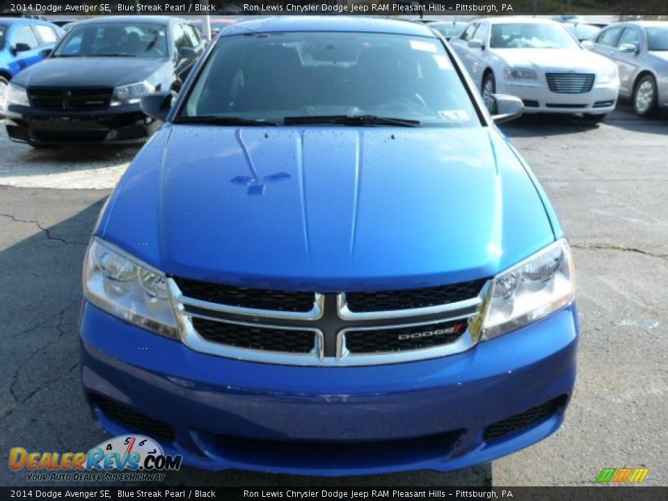 2014 Dodge Avenger SE Blue Streak Pearl / Black Photo #10