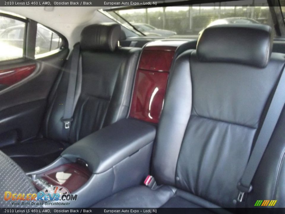 2010 Lexus LS 460 L AWD Obsidian Black / Black Photo #11