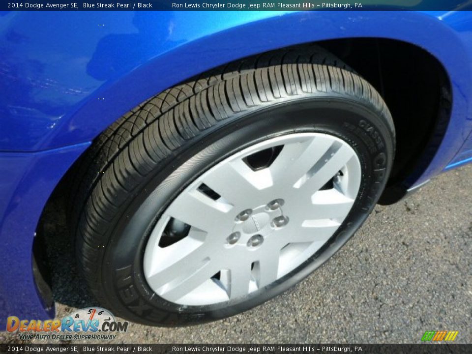 2014 Dodge Avenger SE Blue Streak Pearl / Black Photo #11
