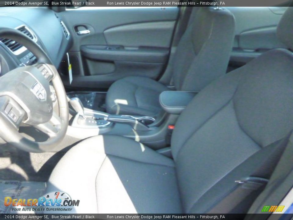 2014 Dodge Avenger SE Blue Streak Pearl / Black Photo #12
