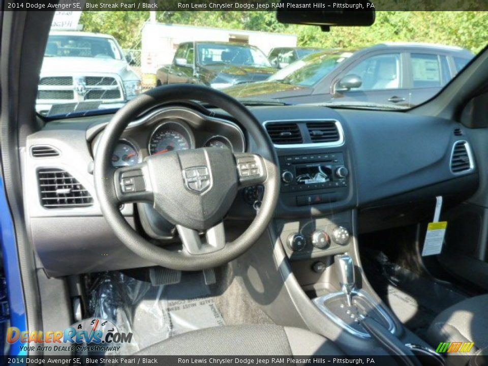 2014 Dodge Avenger SE Blue Streak Pearl / Black Photo #14