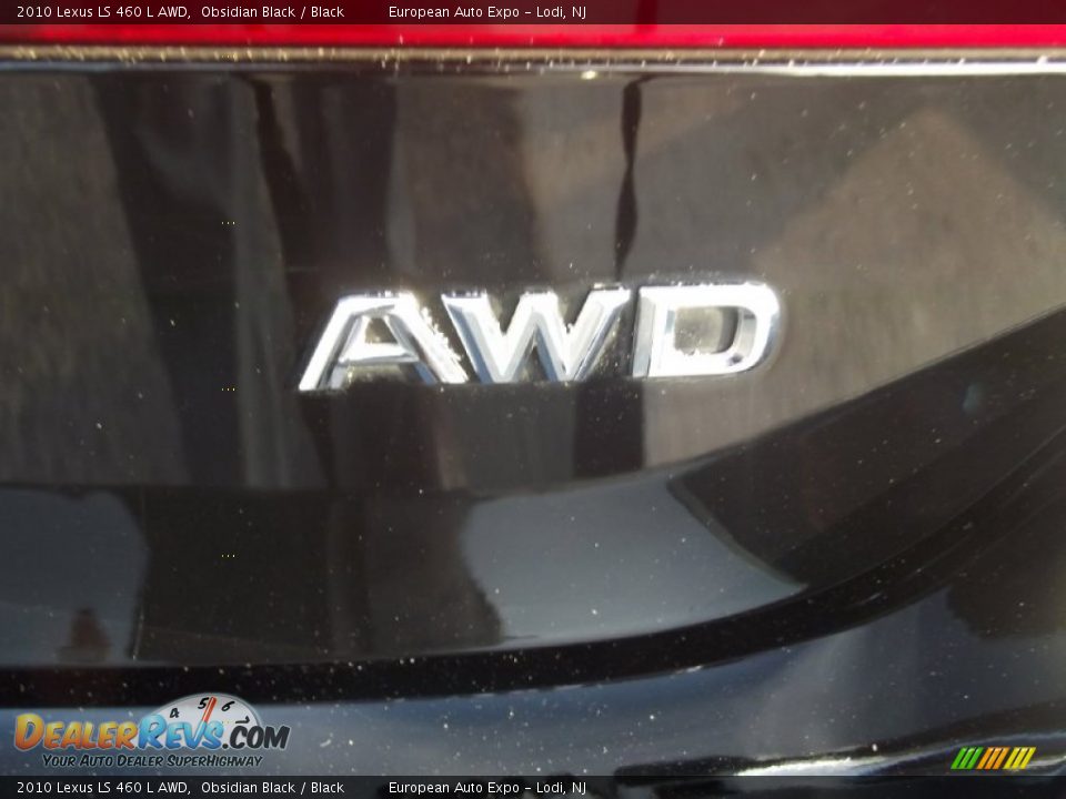 2010 Lexus LS 460 L AWD Obsidian Black / Black Photo #16