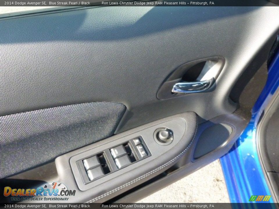 2014 Dodge Avenger SE Blue Streak Pearl / Black Photo #16