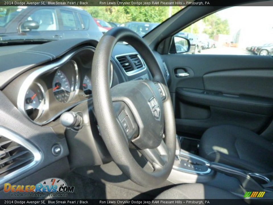 2014 Dodge Avenger SE Blue Streak Pearl / Black Photo #17