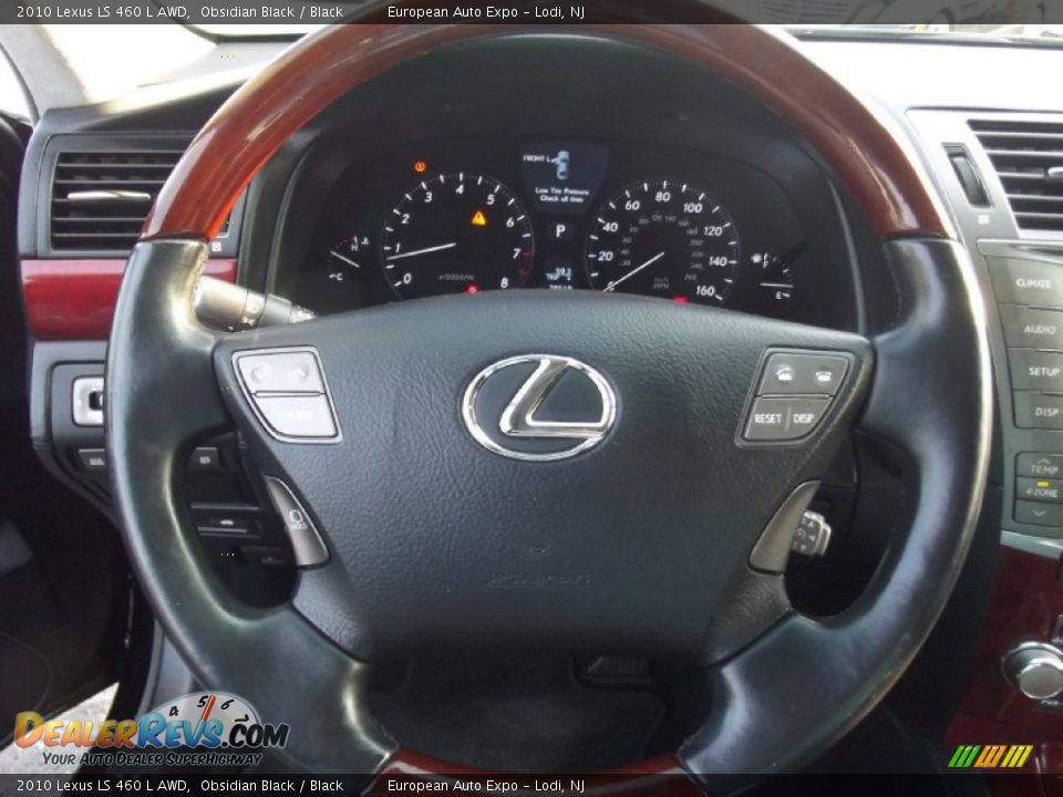 2010 Lexus LS 460 L AWD Obsidian Black / Black Photo #26
