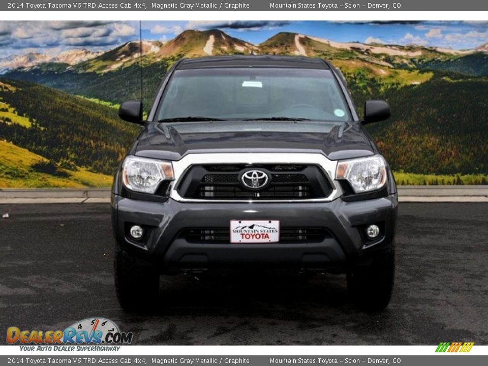 2014 Toyota Tacoma V6 TRD Access Cab 4x4 Magnetic Gray Metallic / Graphite Photo #2