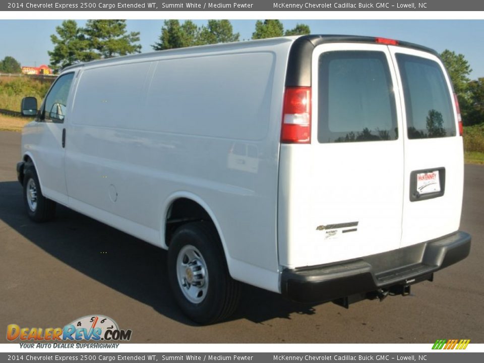 2014 Chevrolet Express 2500 Cargo Extended WT Summit White / Medium Pewter Photo #4