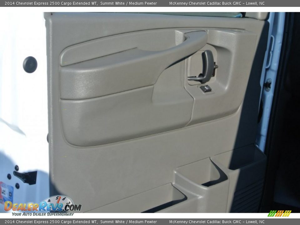 2014 Chevrolet Express 2500 Cargo Extended WT Summit White / Medium Pewter Photo #9