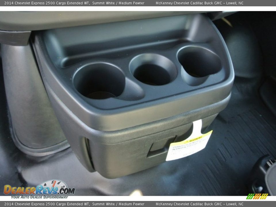 2014 Chevrolet Express 2500 Cargo Extended WT Summit White / Medium Pewter Photo #11