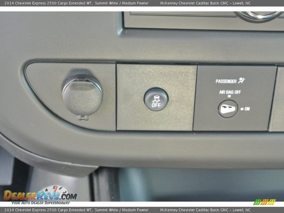 2014 Chevrolet Express 2500 Cargo Extended WT Summit White / Medium Pewter Photo #13