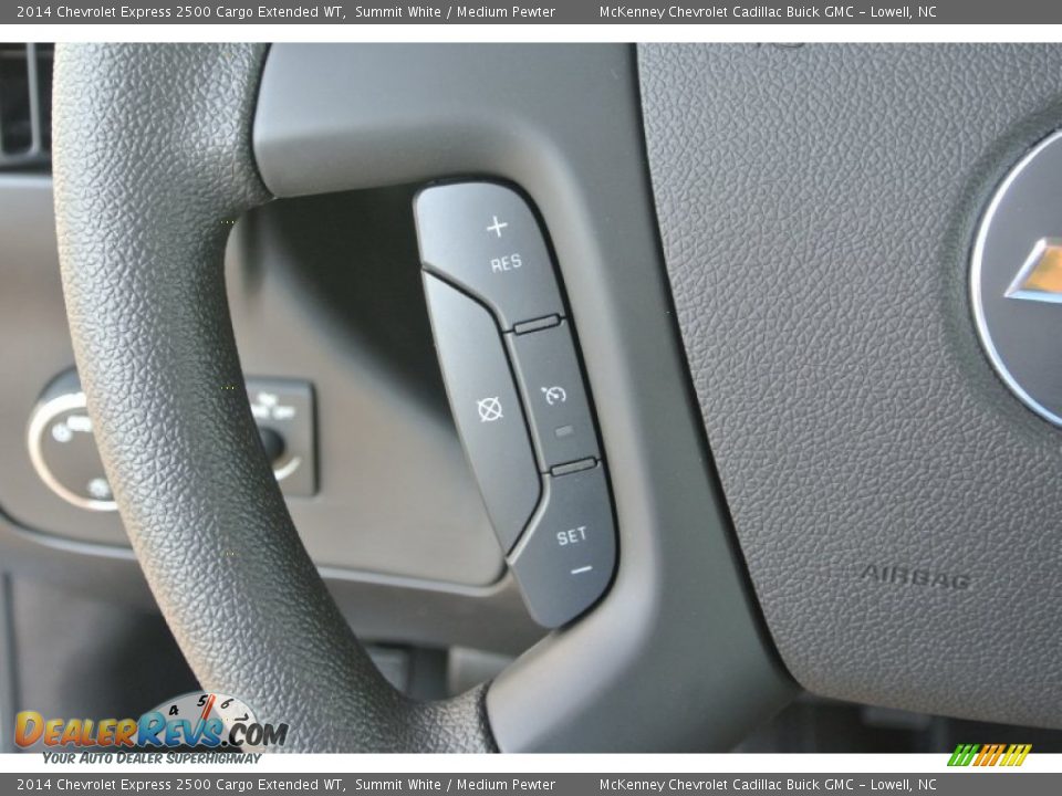 2014 Chevrolet Express 2500 Cargo Extended WT Summit White / Medium Pewter Photo #14
