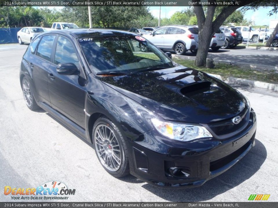 Front 3/4 View of 2014 Subaru Impreza WRX STi 5 Door Photo #1