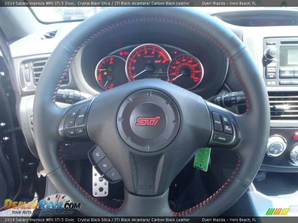 2014 Subaru Impreza WRX STi 5 Door Steering Wheel Photo #8