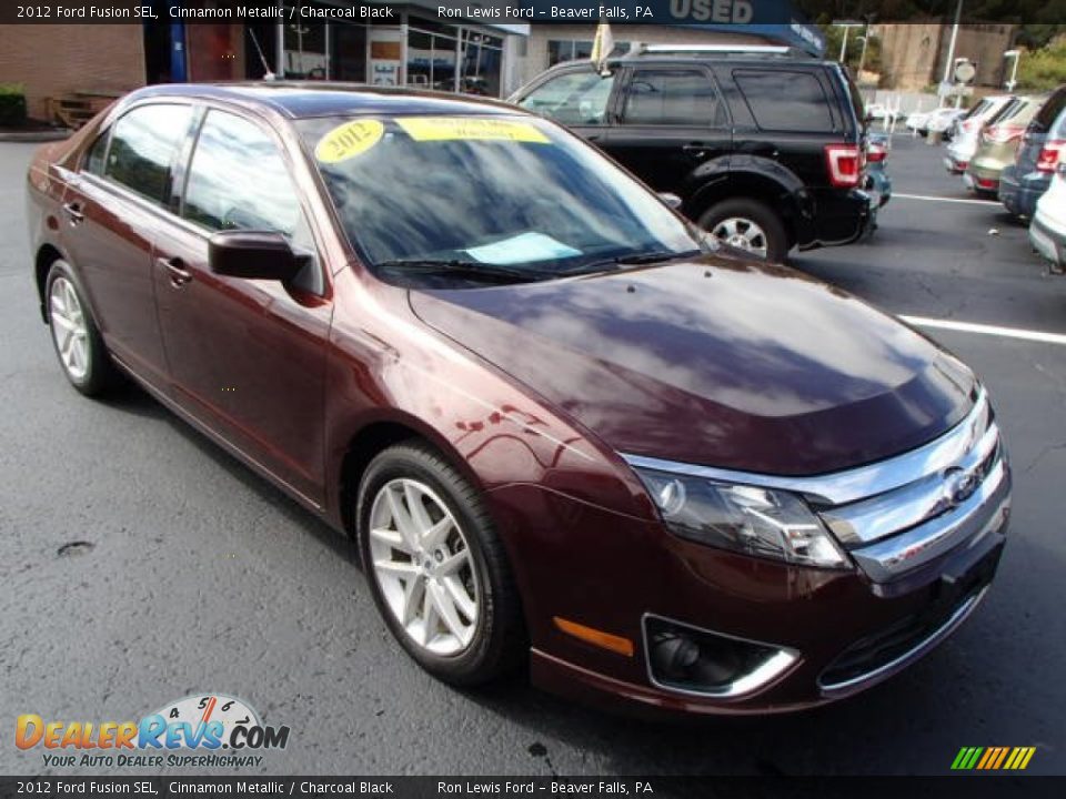 2012 Ford Fusion SEL Cinnamon Metallic / Charcoal Black Photo #2