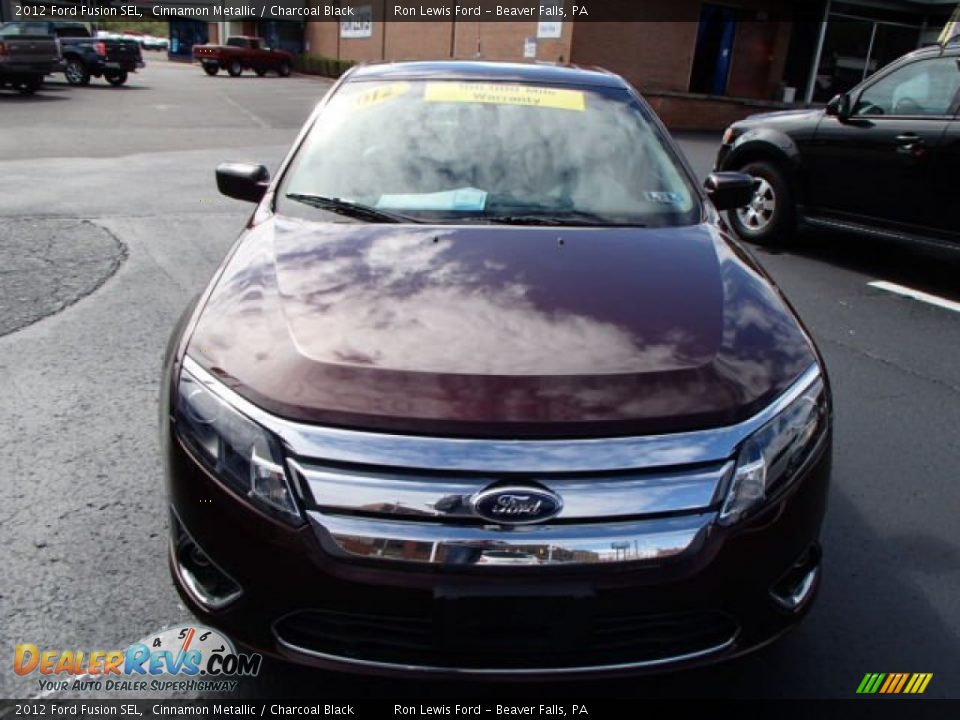 2012 Ford Fusion SEL Cinnamon Metallic / Charcoal Black Photo #3
