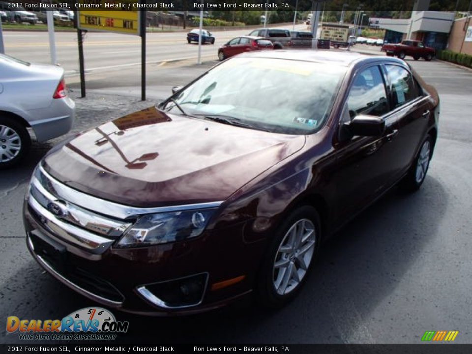2012 Ford Fusion SEL Cinnamon Metallic / Charcoal Black Photo #4