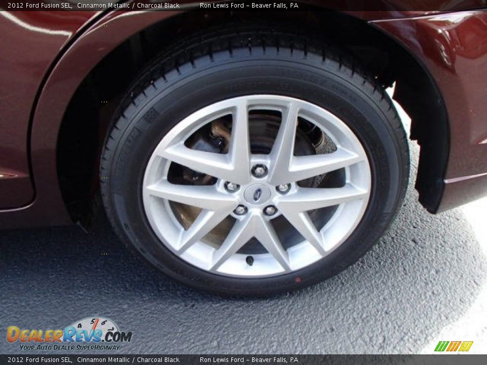 2012 Ford Fusion SEL Cinnamon Metallic / Charcoal Black Photo #9