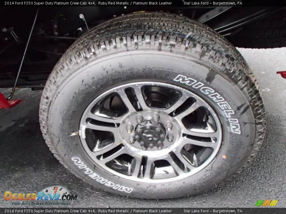 2014 Ford F350 Super Duty Platinum Crew Cab 4x4 Wheel Photo #7