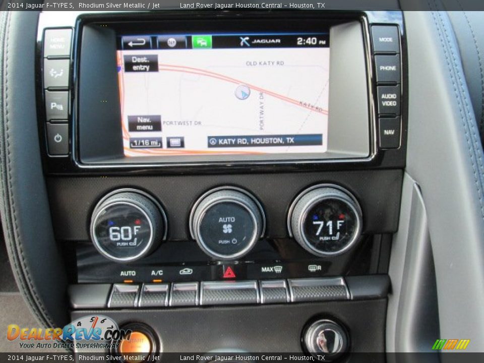 Controls of 2014 Jaguar F-TYPE S Photo #12