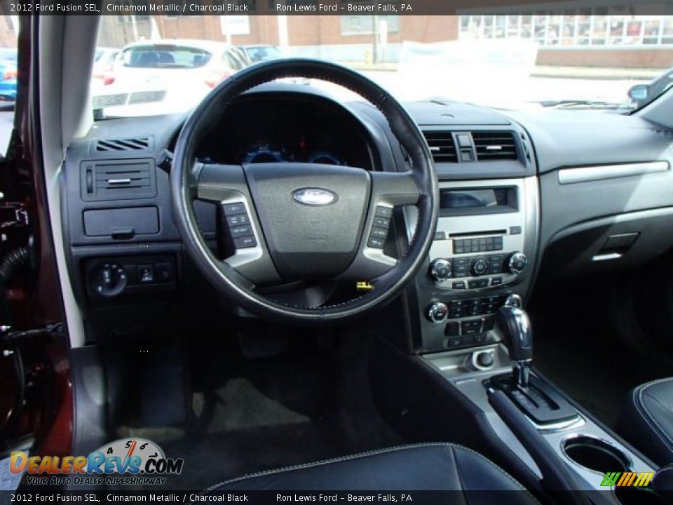 2012 Ford Fusion SEL Cinnamon Metallic / Charcoal Black Photo #14