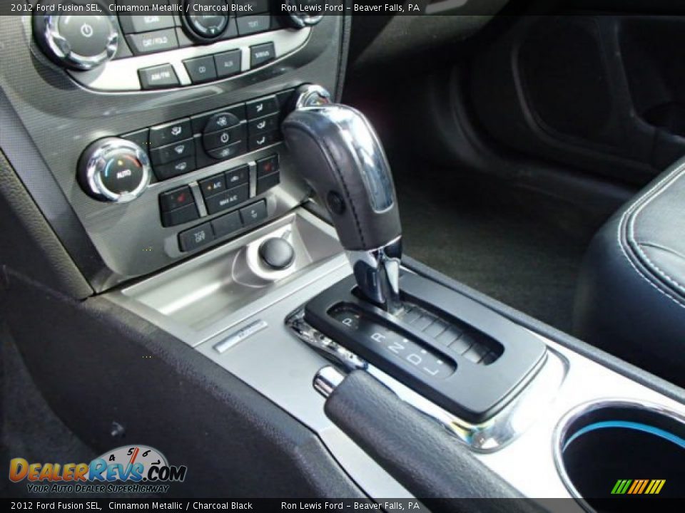 2012 Ford Fusion SEL Cinnamon Metallic / Charcoal Black Photo #17