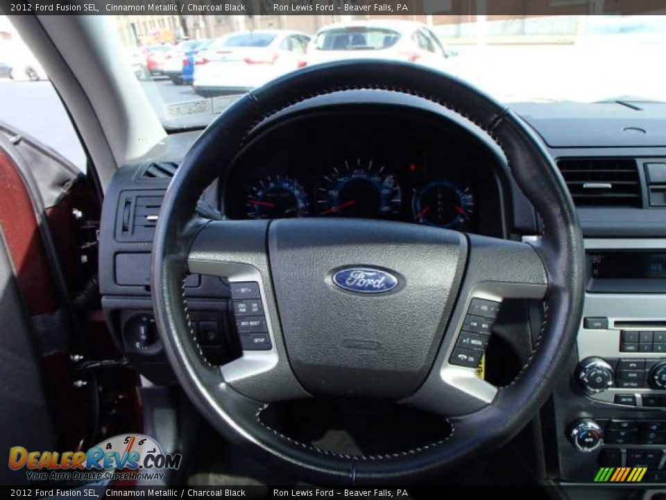 2012 Ford Fusion SEL Cinnamon Metallic / Charcoal Black Photo #18
