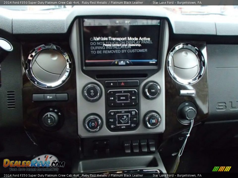 Controls of 2014 Ford F350 Super Duty Platinum Crew Cab 4x4 Photo #17