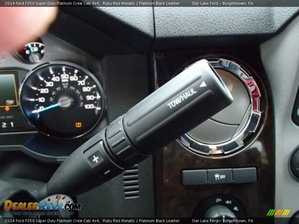 2014 Ford F350 Super Duty Platinum Crew Cab 4x4 Shifter Photo #22
