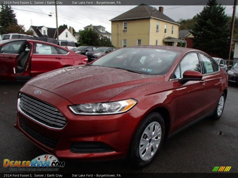 2014 Ford Fusion S Sunset / Earth Gray Photo #1