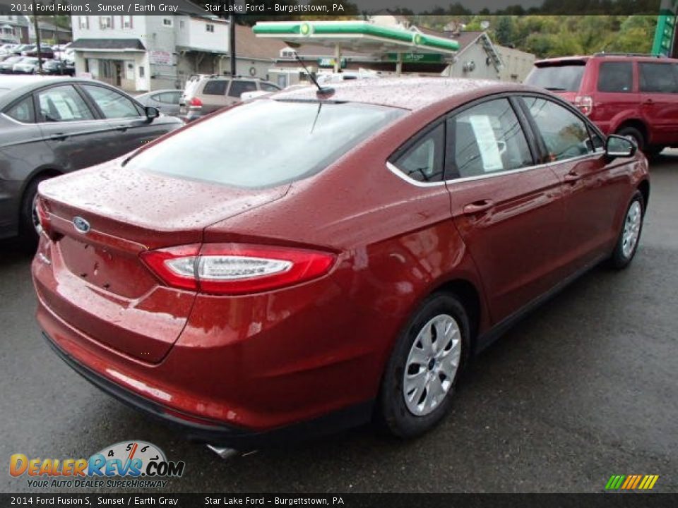 2014 Ford Fusion S Sunset / Earth Gray Photo #5