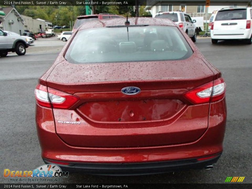 2014 Ford Fusion S Sunset / Earth Gray Photo #6