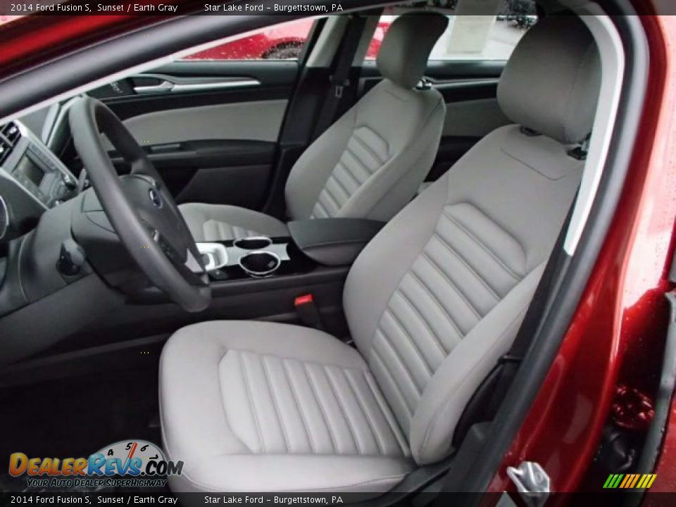 2014 Ford Fusion S Sunset / Earth Gray Photo #10