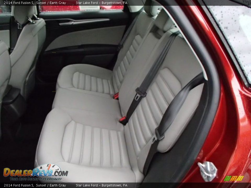 2014 Ford Fusion S Sunset / Earth Gray Photo #12
