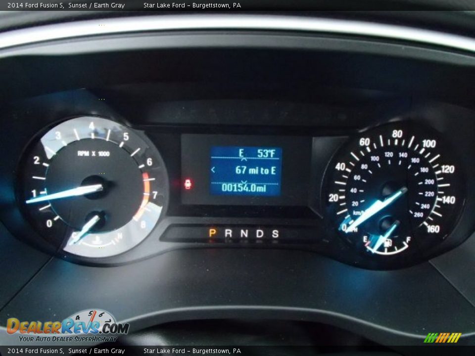 2014 Ford Fusion S Sunset / Earth Gray Photo #25