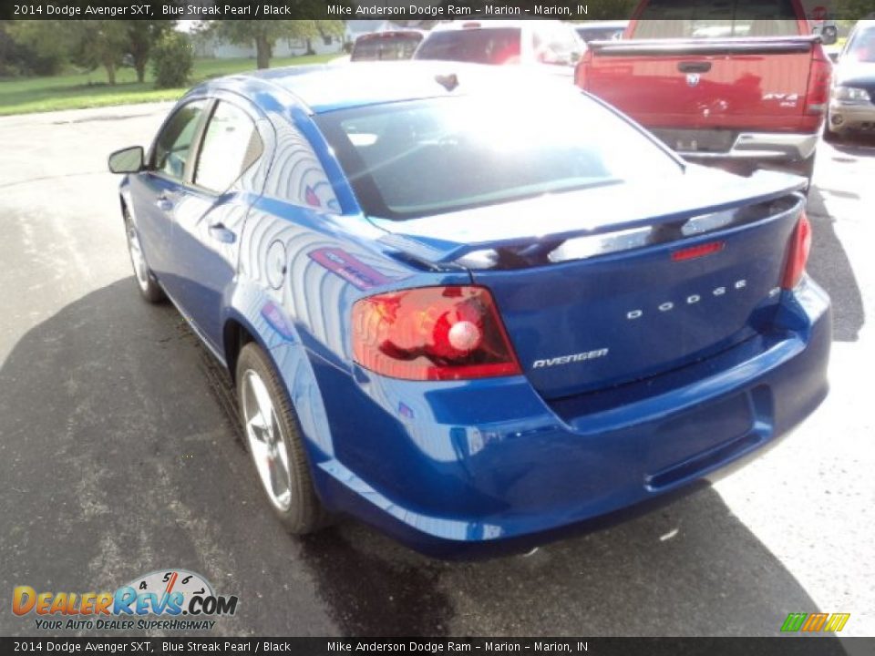 2014 Dodge Avenger SXT Blue Streak Pearl / Black Photo #3