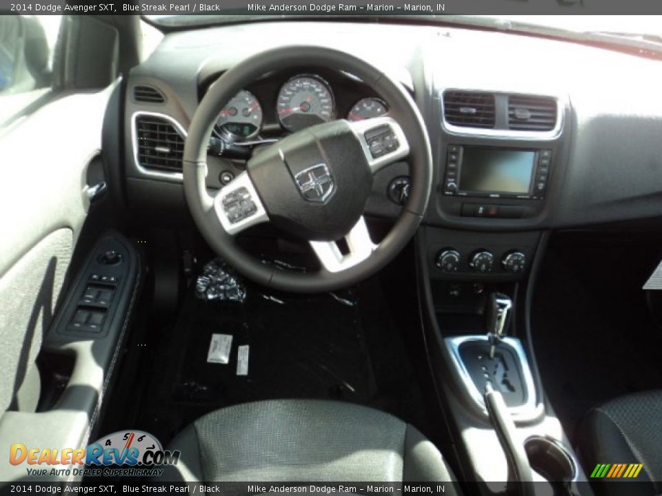 2014 Dodge Avenger SXT Blue Streak Pearl / Black Photo #4