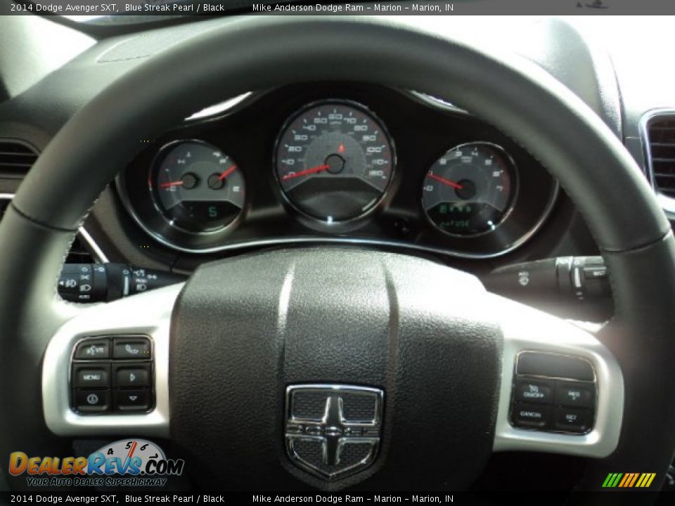 2014 Dodge Avenger SXT Blue Streak Pearl / Black Photo #7