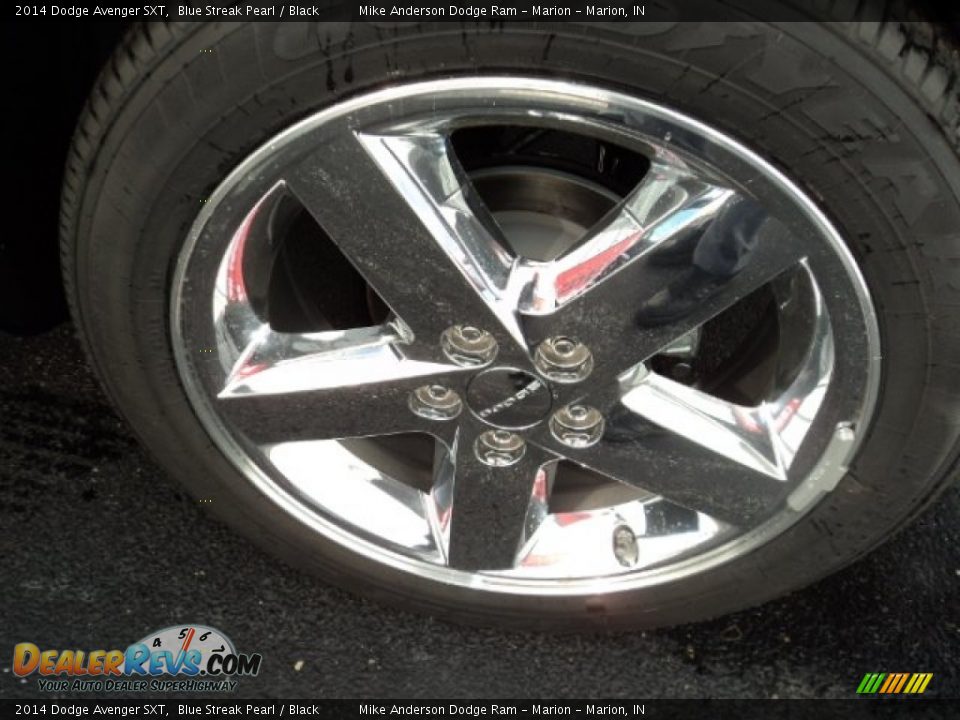 2014 Dodge Avenger SXT Blue Streak Pearl / Black Photo #10